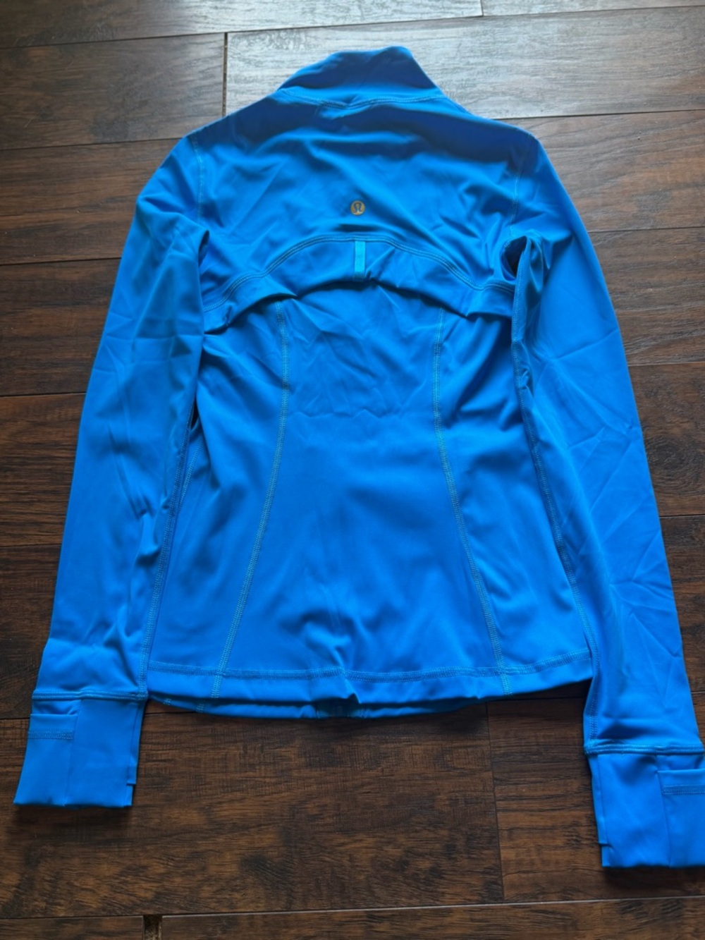 lululemon athletica Women’s Bright Blue Zip-Up Bomber Jacket - Picture 6 of 7